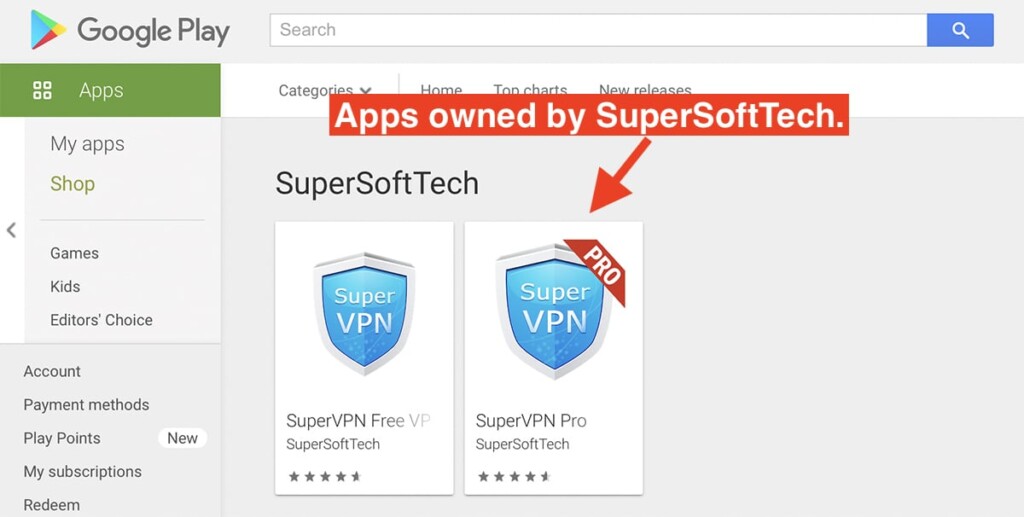 Apps Owned by SuperSoftTech