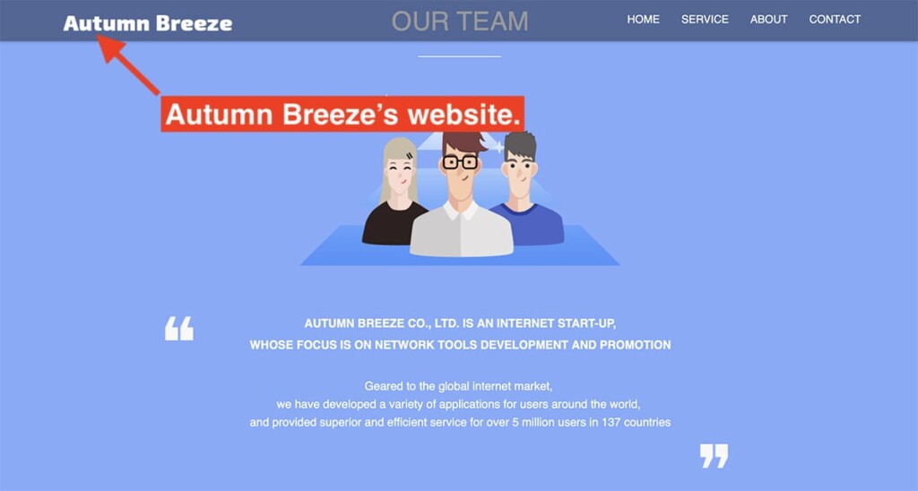 Autumn Breeze Website