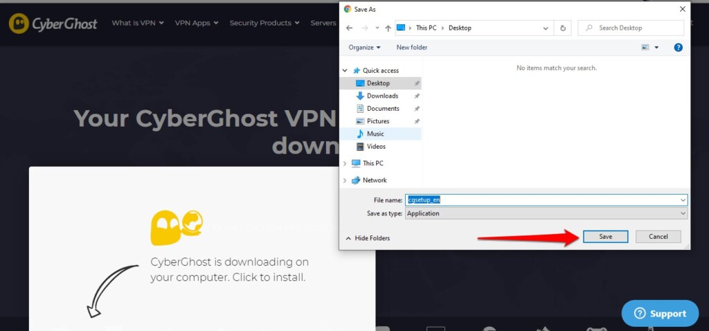 How to install CyberGhost VPN on Windows