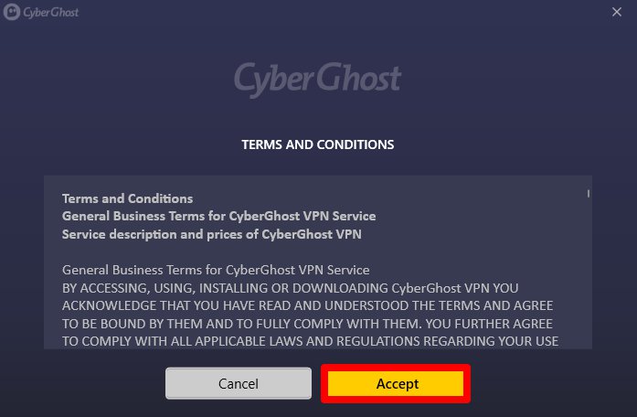 How to install CyberGhost VPN on Windows