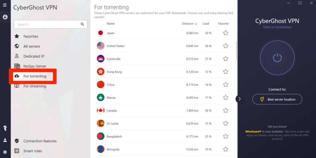 Είναι το cyberghost vpn καλό για torrenting