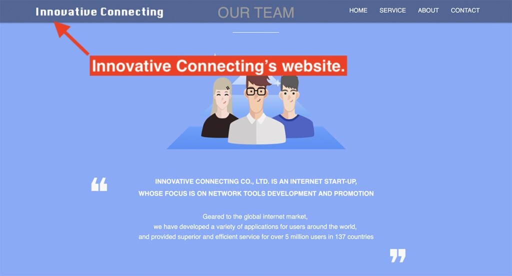 Innovative Connecting Website