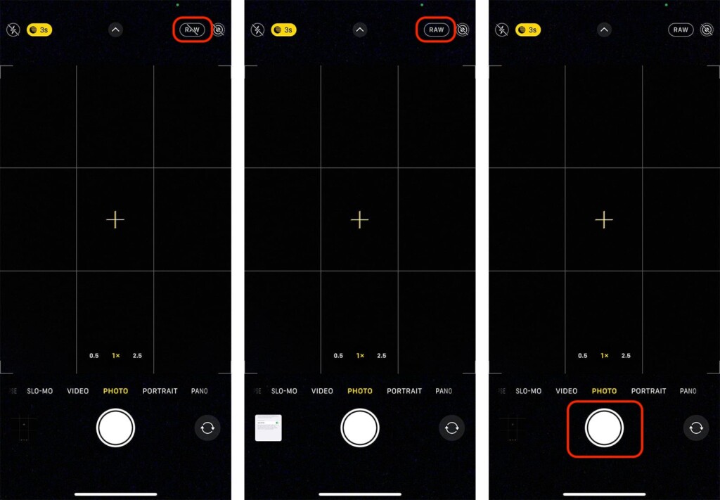 Steps to Shoot in RAW on iPhone