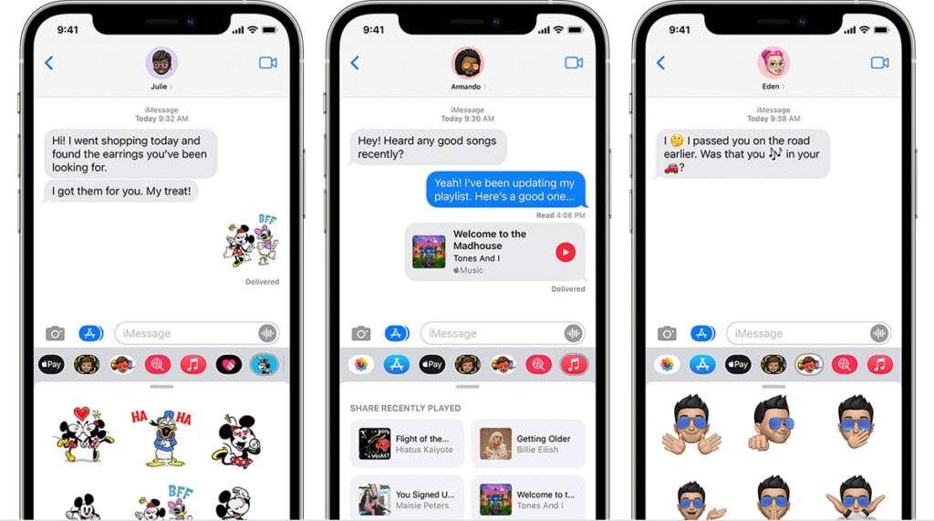 iMessage Appearance on iOS 15