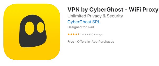 How to install, and use CyberGhost VPN on iOS