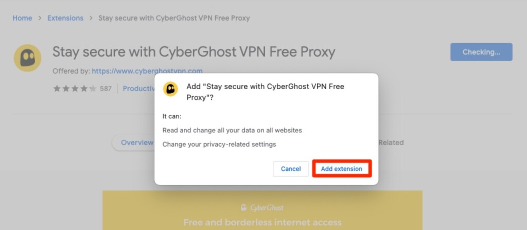 How to Download, Install & Use CyberGhost VPN on Chrome?