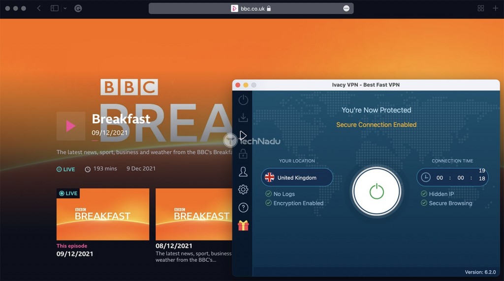 Using Ivacy with BBC iPlayer