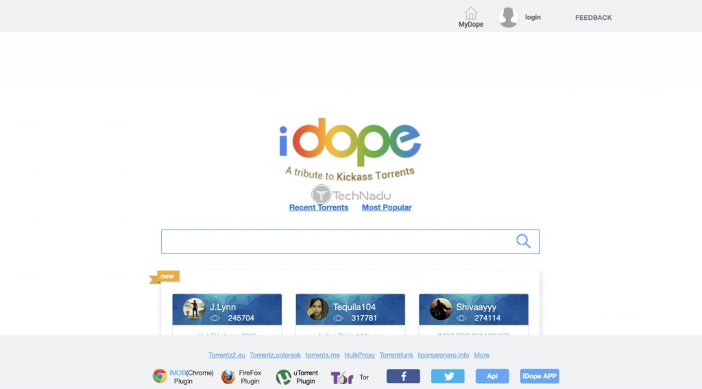 iDope Home Page