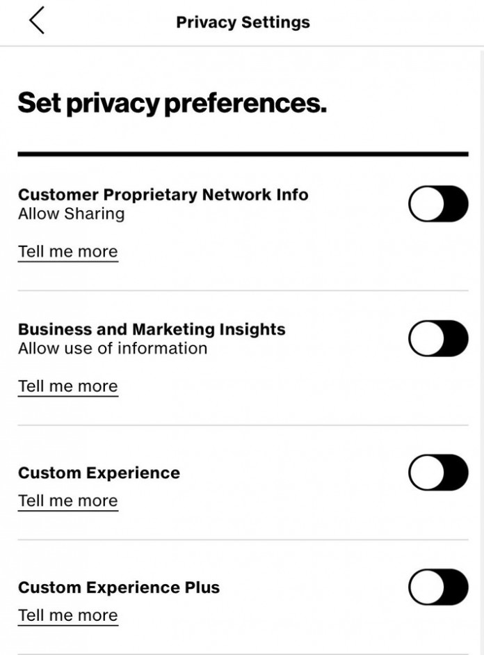 The Verizon App Collects User Browsing and Calls History, Location, and