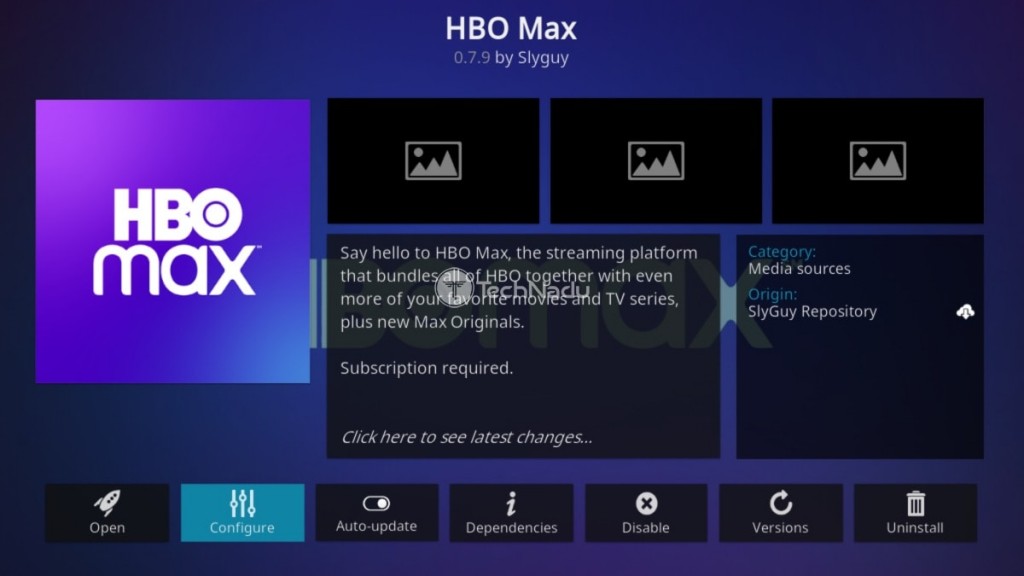 HBO Max Kodi Addon