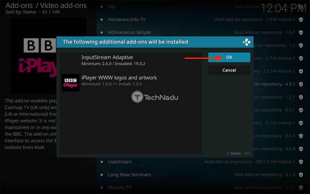 bbc iplayer kodi