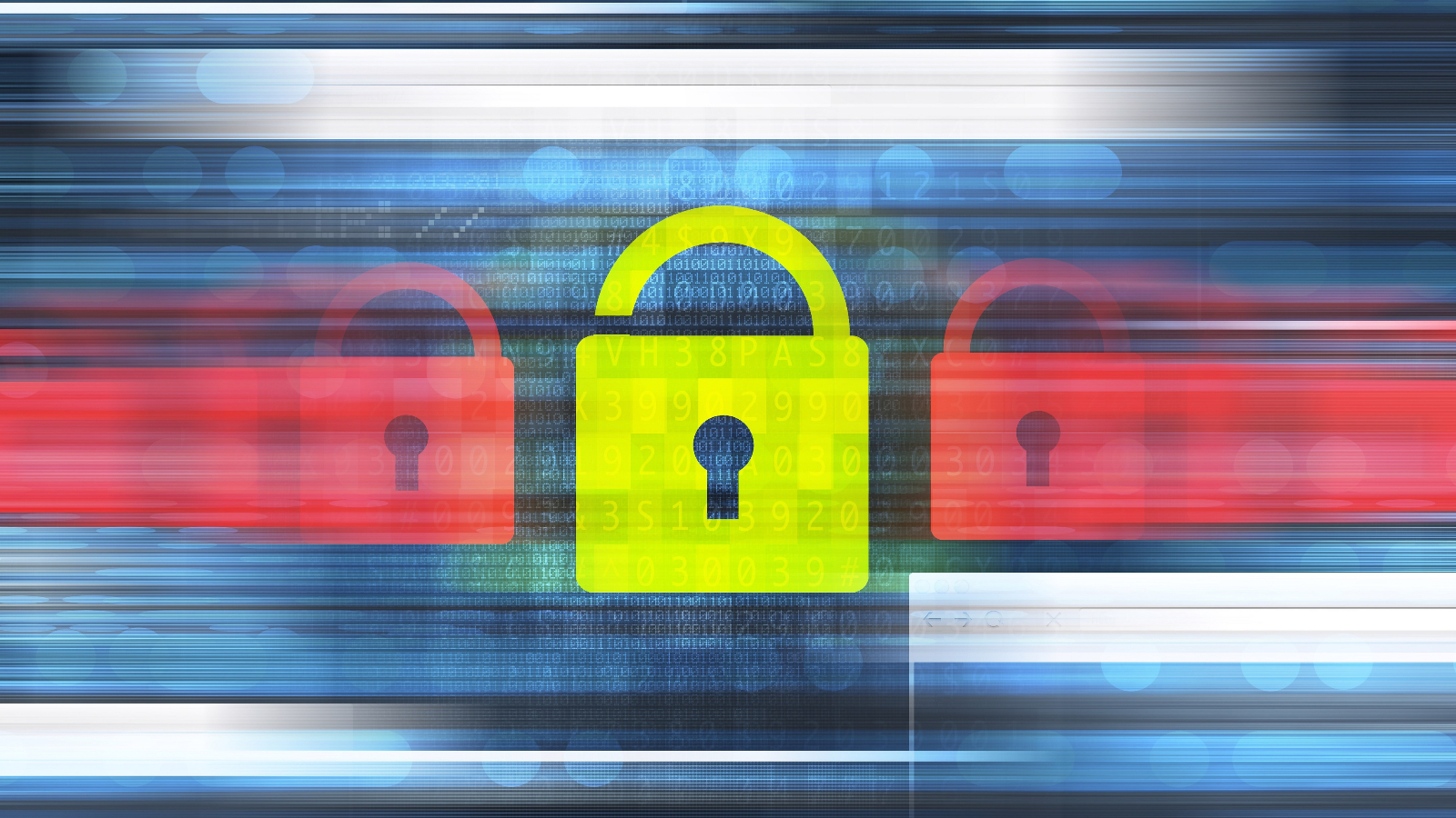 Security connections. Secure connection Green Lock