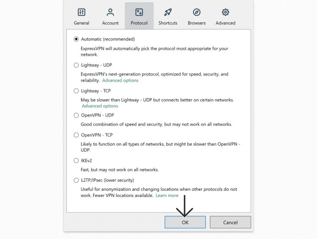 Switch to different ExpressVPN server.