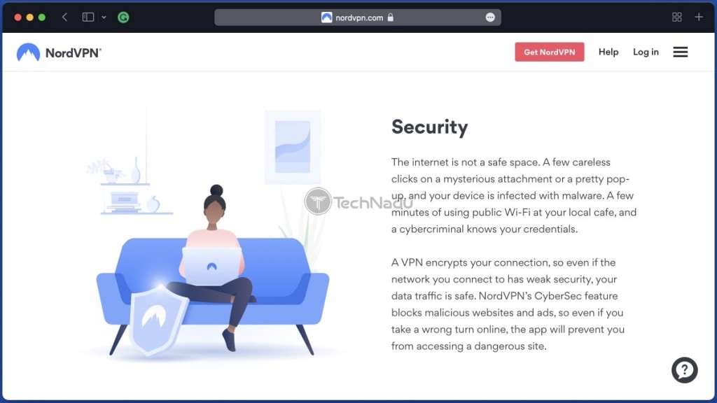 Marketing Copy About NordVPN's Security