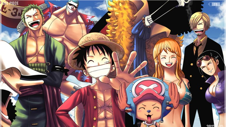 One Piece_Luffy_Nami