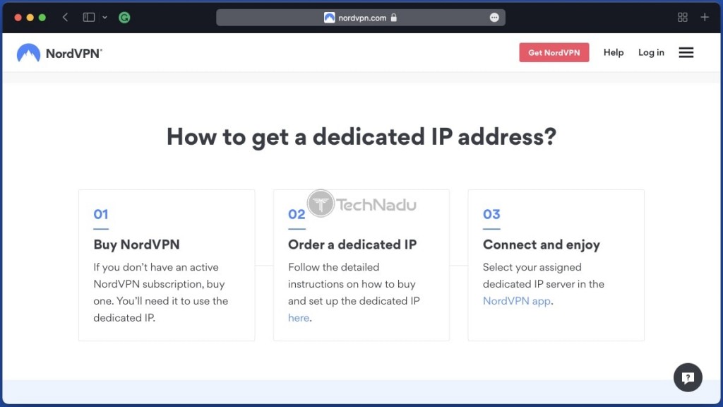 Steps to Get Dedicated IP via NordVPN