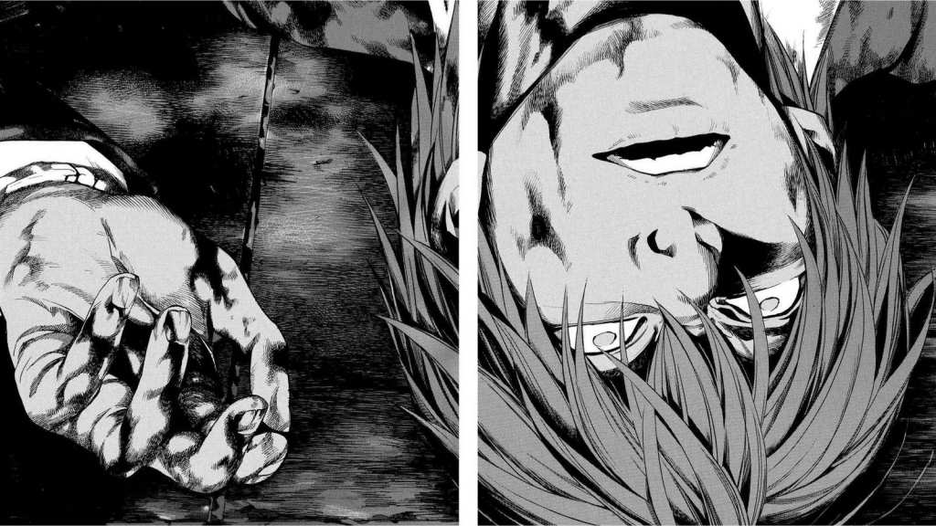 Light's Death In Chapter 107 Of The Manga