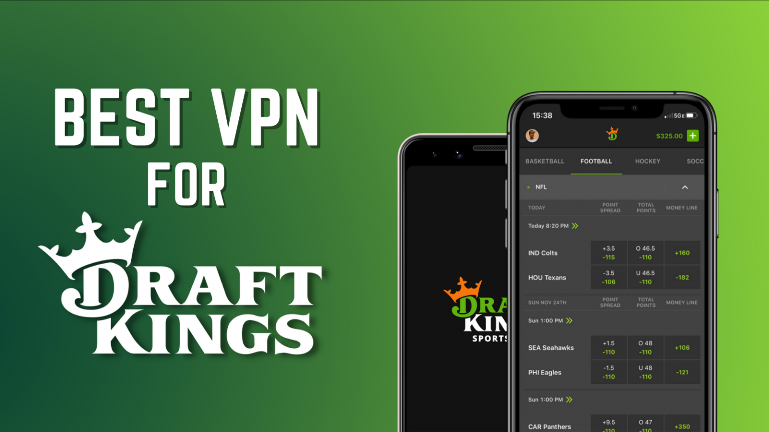 5 Best DraftKings VPNs 2022: Trick DraftKings Location With VPN