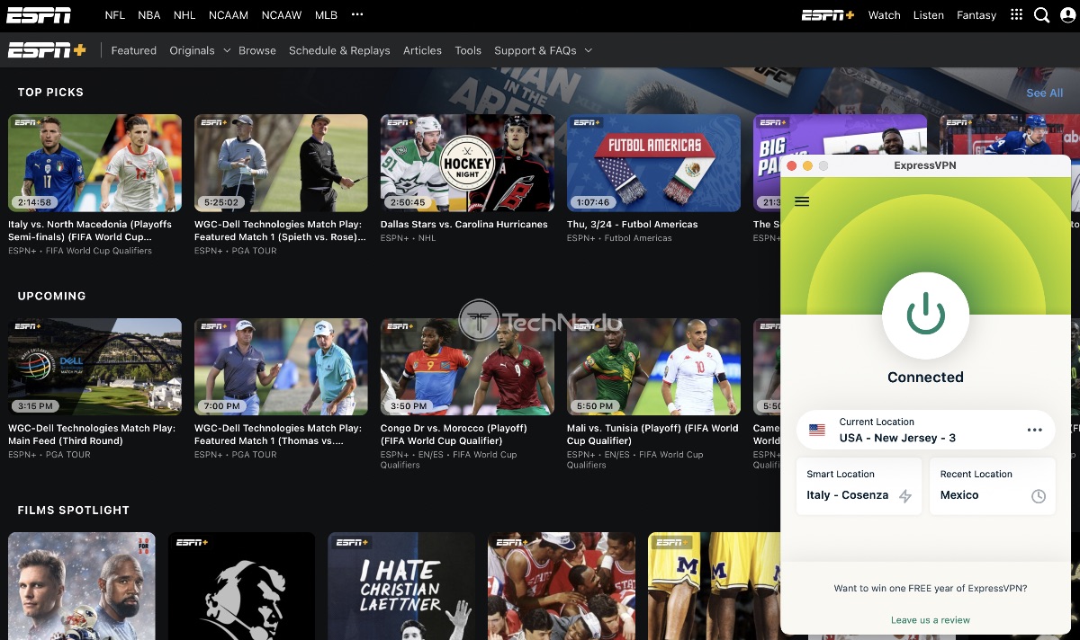 How To Watch Espn And Espn+ Using A Vpn thumbnail