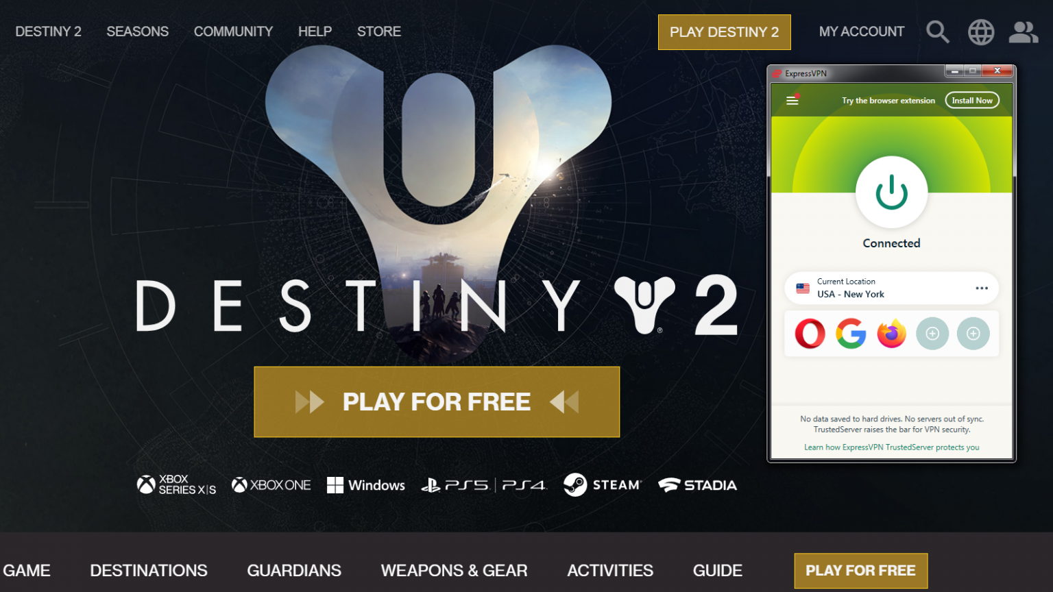 5 Best VPNs for Destiny 2 Play LagFree From Anywhere TechNadu