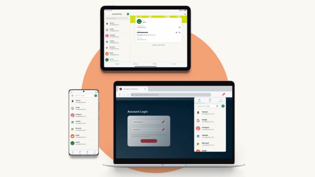 ExpressVPN Keys Interface on Desktop and Mobile Devices