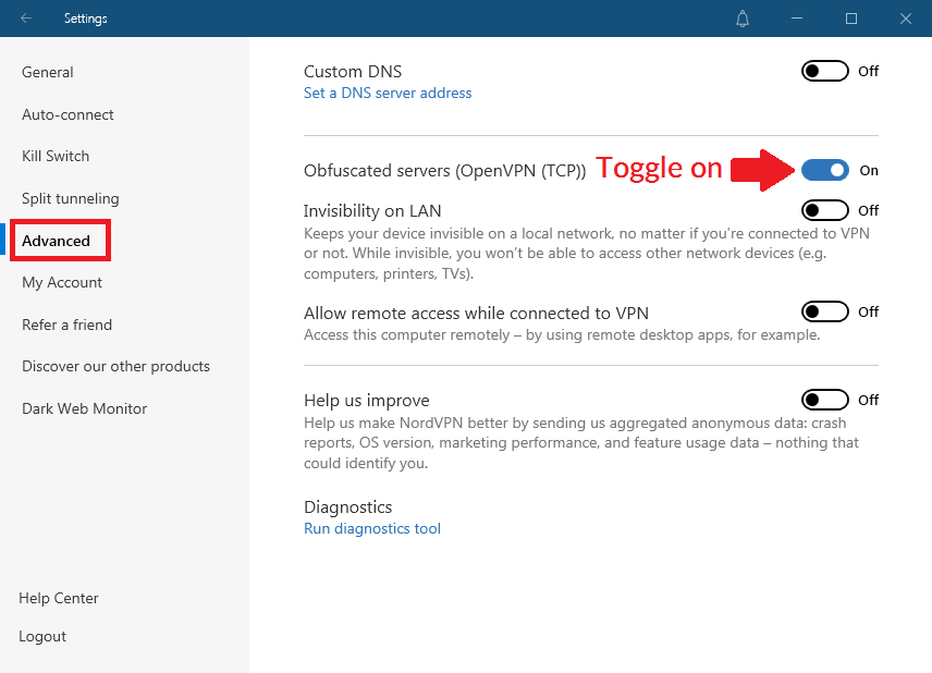 난독 화 된 서버 (OpenVPN (TCP))