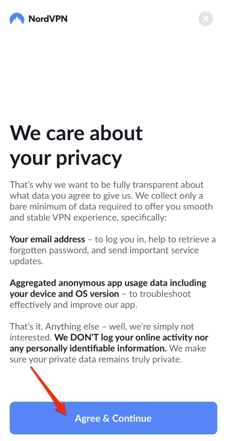 NordVPN Privacy Agreement