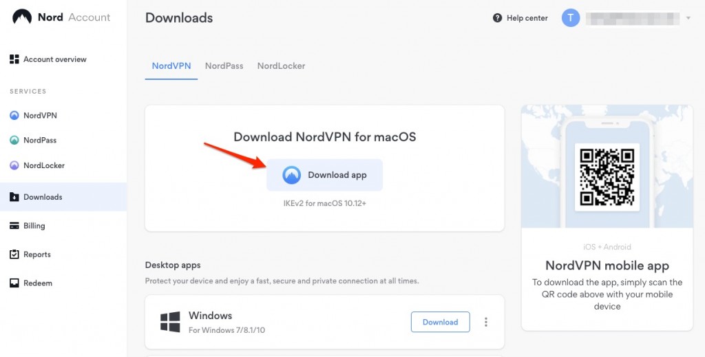 Download NordVPN for macOS