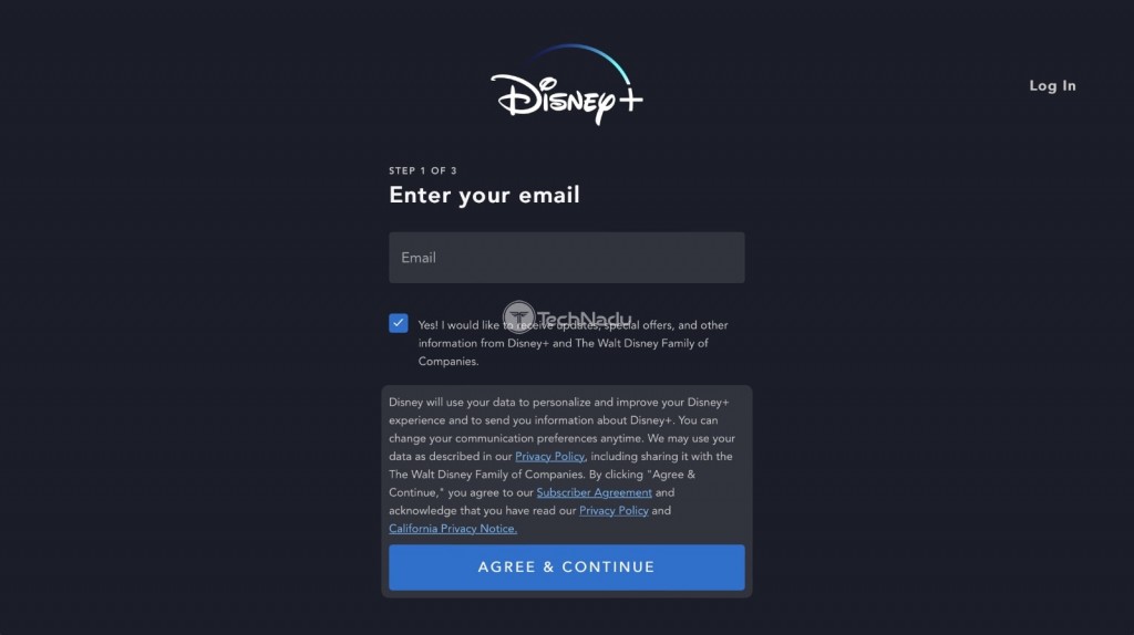 Signing Up for Disney Plus