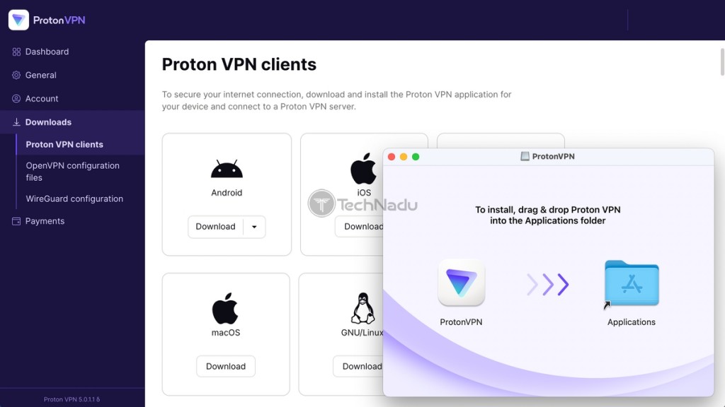 Installing Proton VPN on macOS