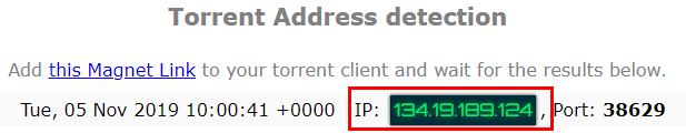 Virtual IP for NordVPN proxy server