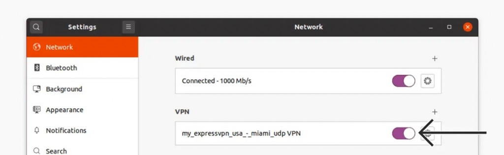 Connecting to VPN Connection in Ubuntu