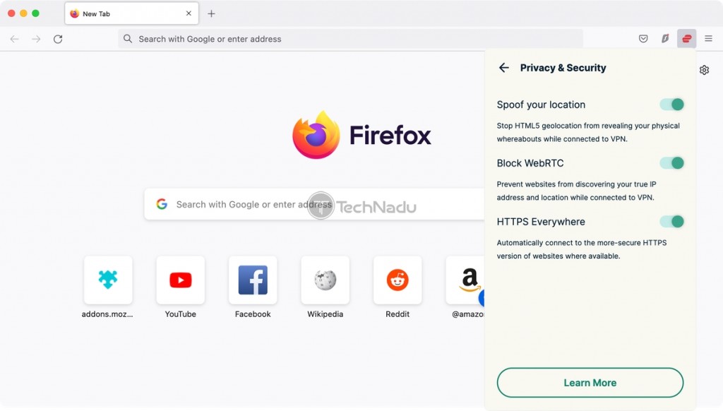 Firefox privacy and security