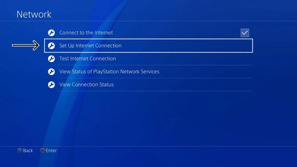 Set Up Internet Connection PlayStation 4