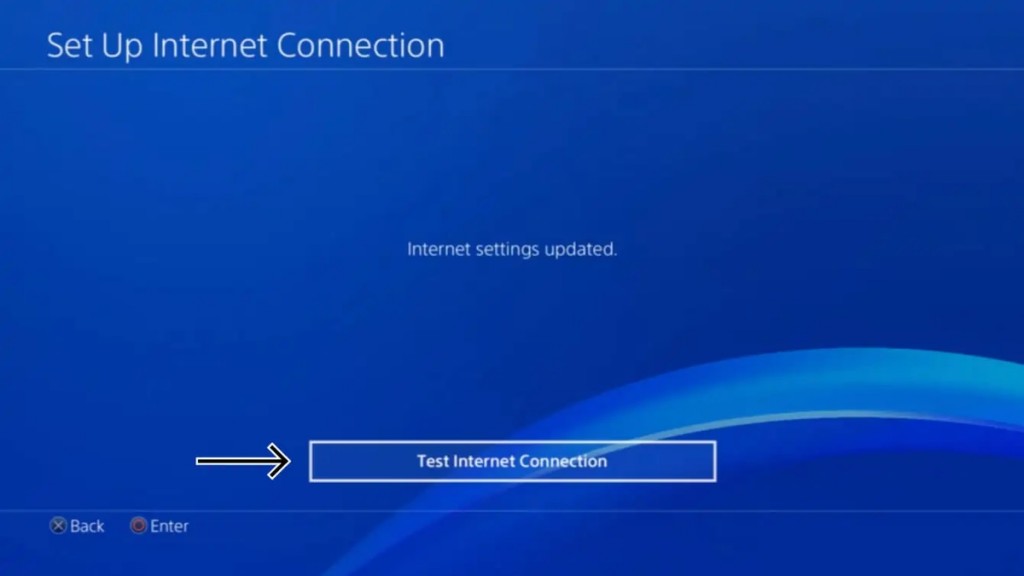 Testing Internet Connection Using PlayStation 4 Set Up Guide