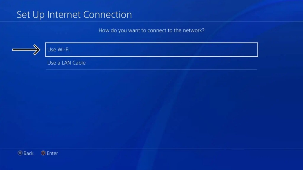 Web Connection Setup Guide on PlayStation 4
