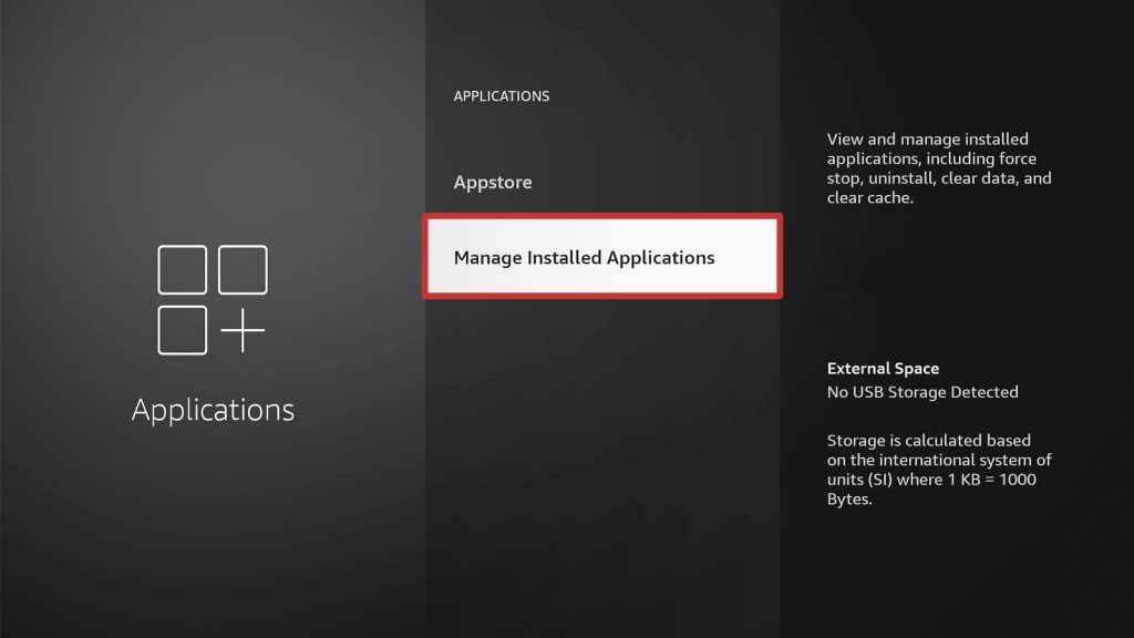 Manage Installed Apps on Firestick