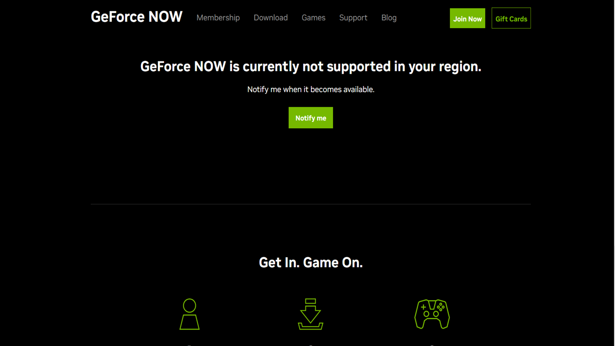 Vpn hot sale geforce now