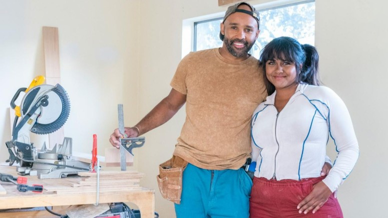 Raisa Kuddus and Austin Coleman in First Home Fix