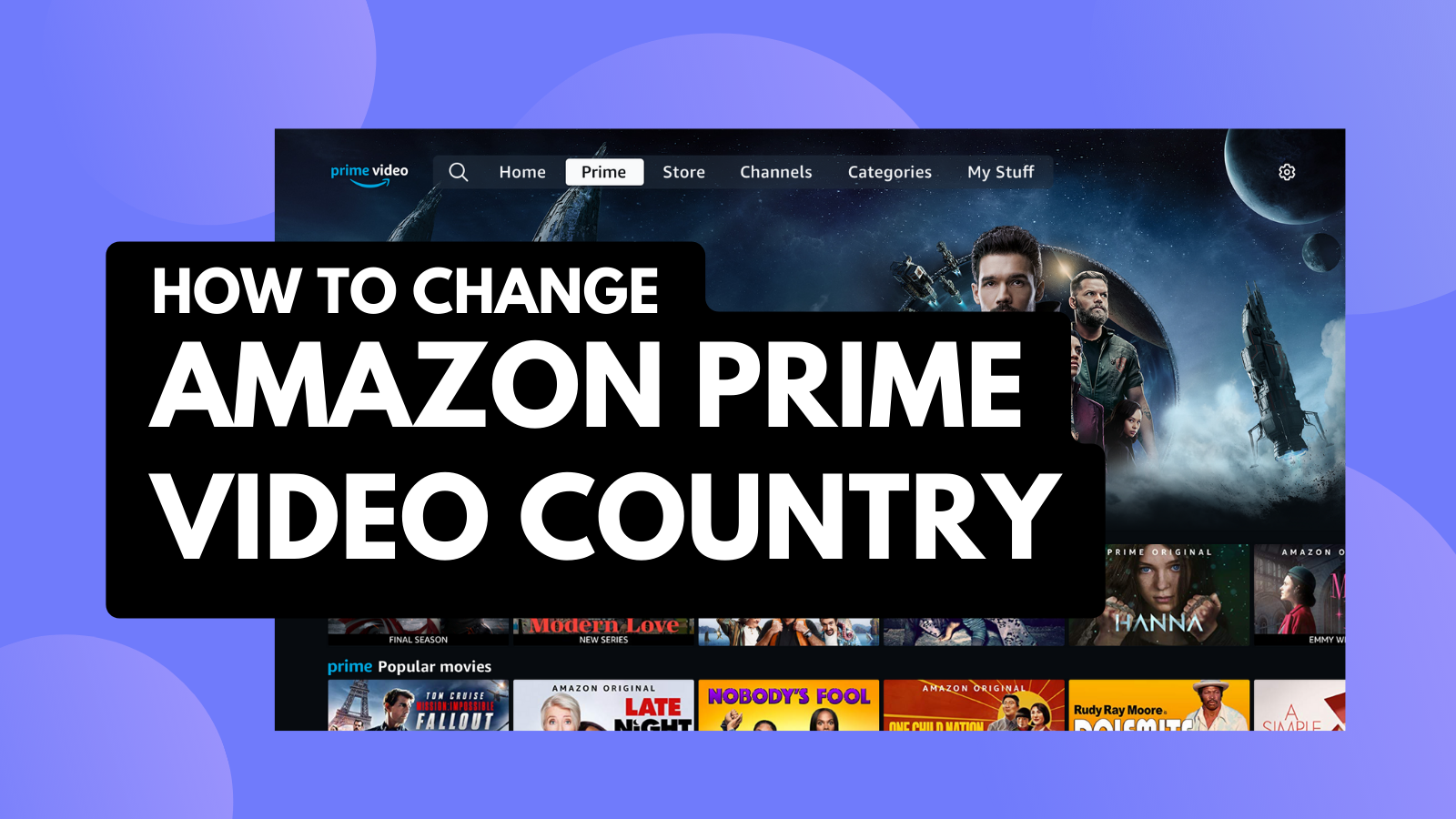 How to Change Country on  Prime Video