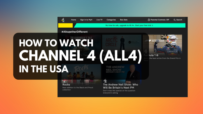 Watch Channel 4 in the US