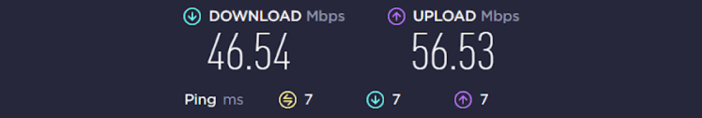 Baseline Speed ExpressVPN Test for Gaming