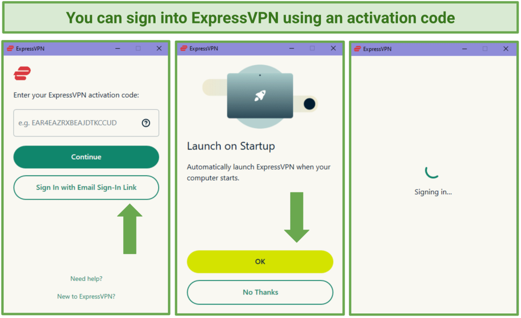 Signing In to ExpressVPN Activation Code