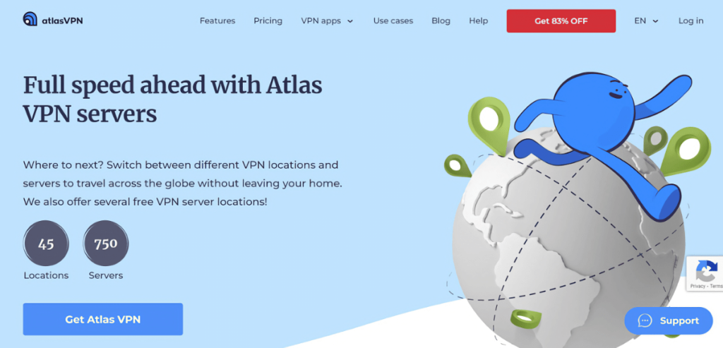 Atlas VPN Server Information