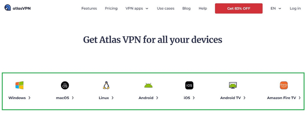 Atlas VPN Supported Devices List