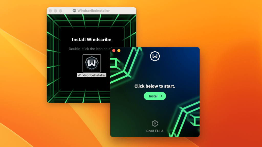 Installation of Windscribe on macOS