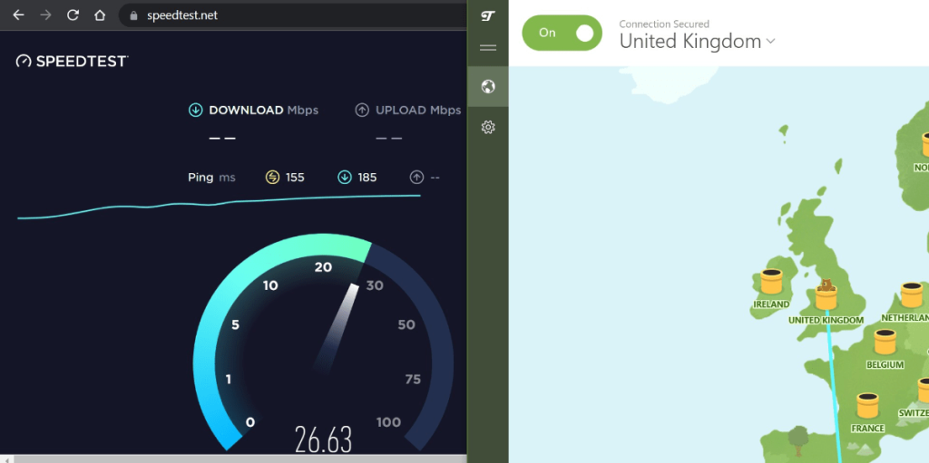 TunnelBear Speed ​​Test