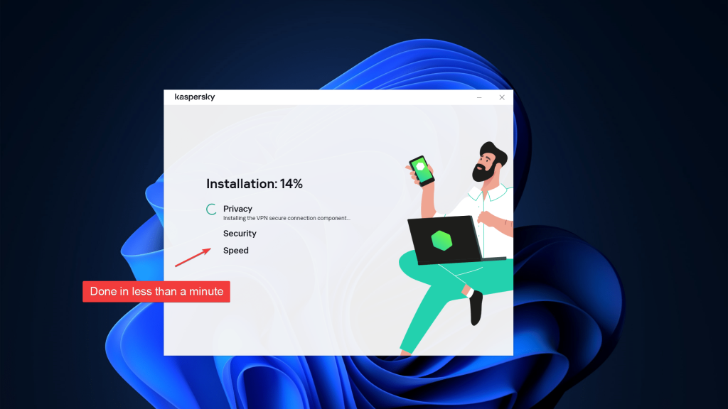 Installing Kaspersky VPN