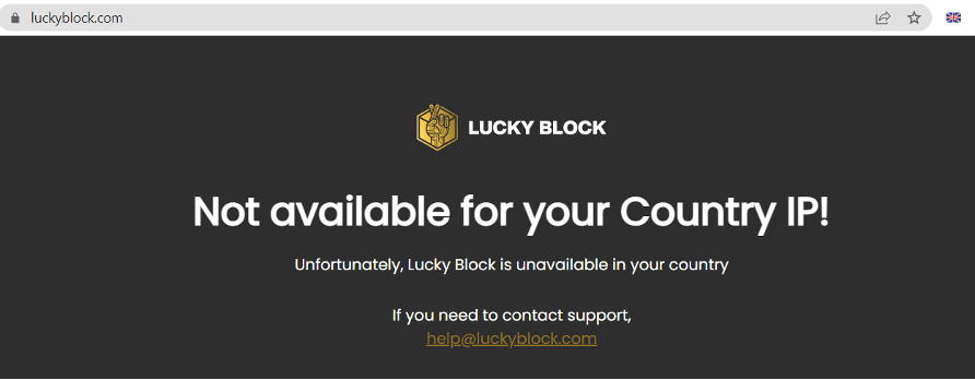 Lucky Block Geoblock