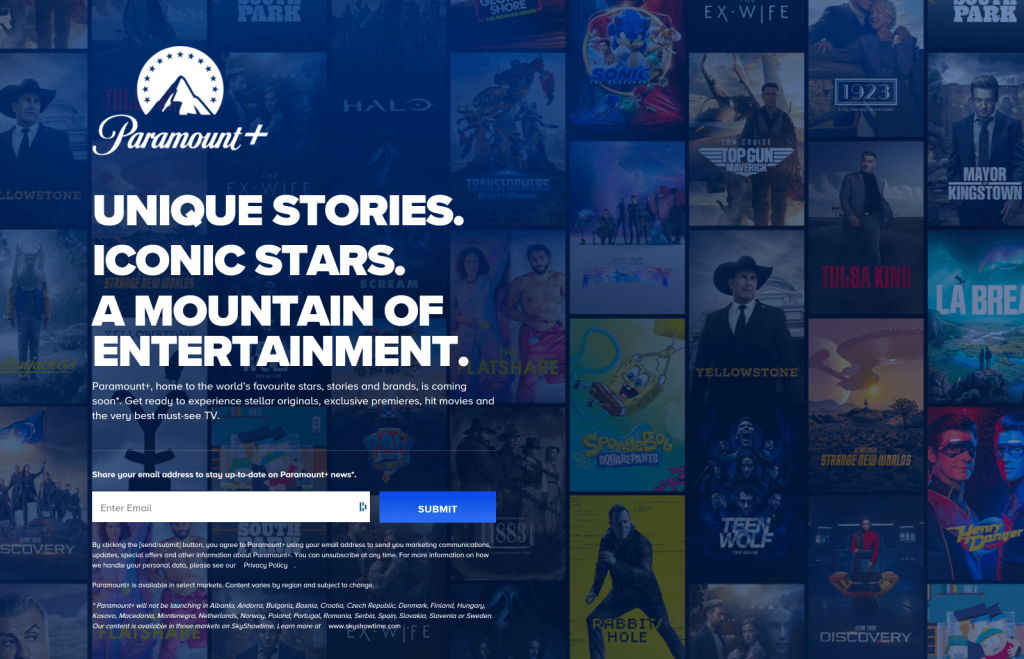 Paramount+ Geo Block